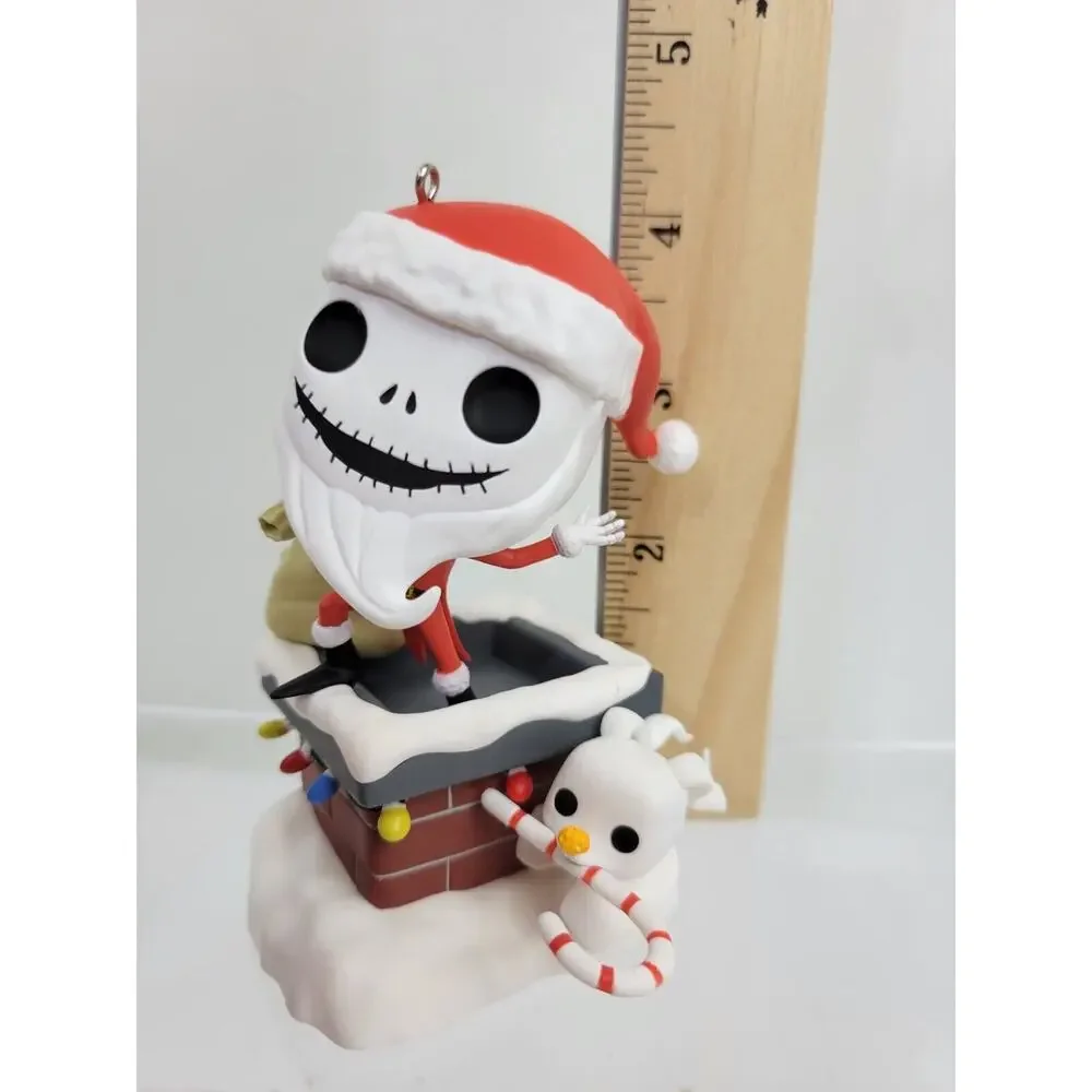 Hallmark Keepsake Christmas Ornament Jack Skellington And Zero Funko Pop 2023